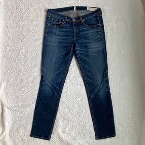 Size 29 Rag & Bone slim fit capri denim